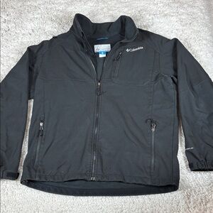 Columbia Men's Softshell Fleece lined Jacket, Black, Size Large